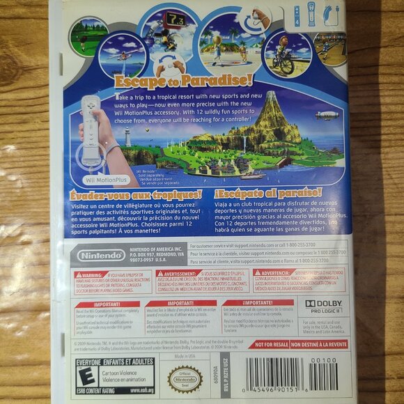 Wii Sports Resort Nintendo Wii Game (CIB) - Picture 4 of 4